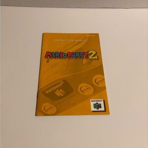 Mario Party 2 Instruction Booklet - Nintendo 64